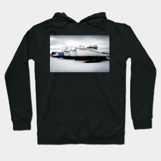 North Rustico Fishing Boats PEI 8 Hoodie